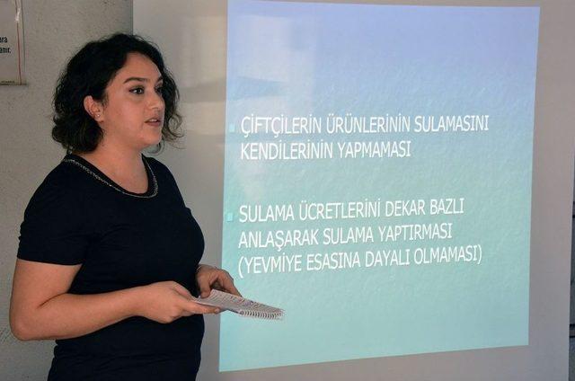 G&uuml;ney Y&uuml;reğir Sulama Birliği&rsquo;nden &Ccedil;ift&ccedil;ilere Eğitim 1