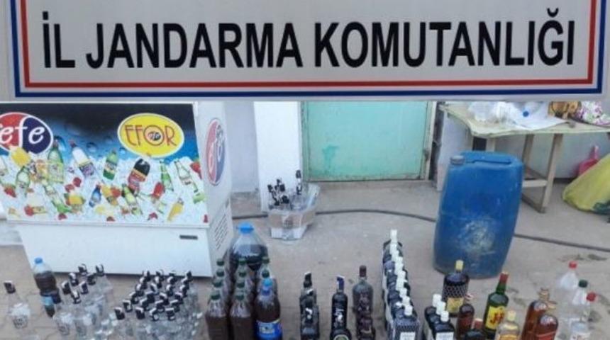 Denizli&rsquo;de 253 Litre Sahte Alkol Yakalandı