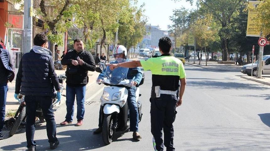Polis Ekipleri Motosikletlere Y&ouml;nelik Uygulama Yaptı
