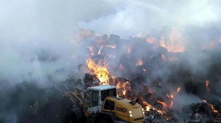 Kahramanmaraş'taki Kağıt Fabrikasında Yangın
