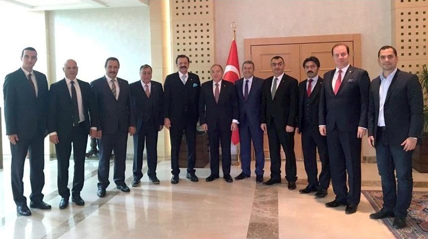 Kayso Başkanı B&uuml;y&uuml;ksimitci Tobb Heyeti İle Moldova&rsquo;da Temaslarda Bulundu