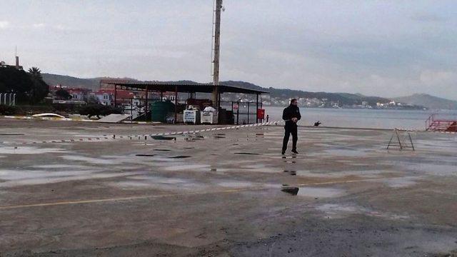 Ayvalık Limanı’ndaki Tatbikat Gerçeğini Aratmadı