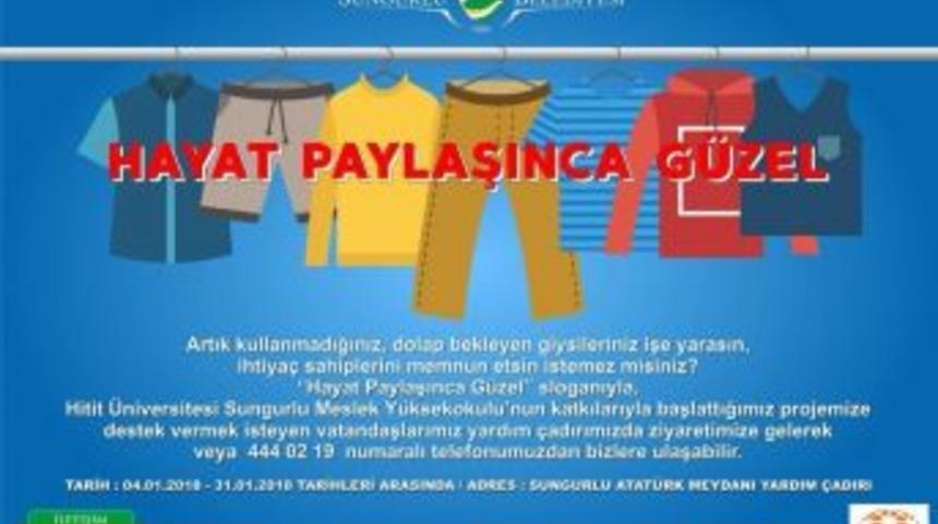 Sungurlu Belediyesi Yardım Kampanyası Başlattı