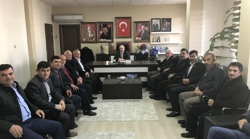 K&ouml;y Muhtarları Başkan Karadağ&rsquo;a Taleplerini İletti