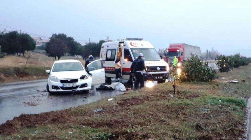 Kahramanmaraş&rsquo;ta Taziye D&ouml;n&uuml;ş&uuml; Kaza: 1 &Ouml;l&uuml;, 2 Yaralı