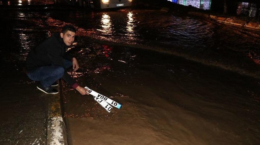 Suyun Altında Kendi Aracının Plakasını Ararken 12 Farklı Plaka Buldu