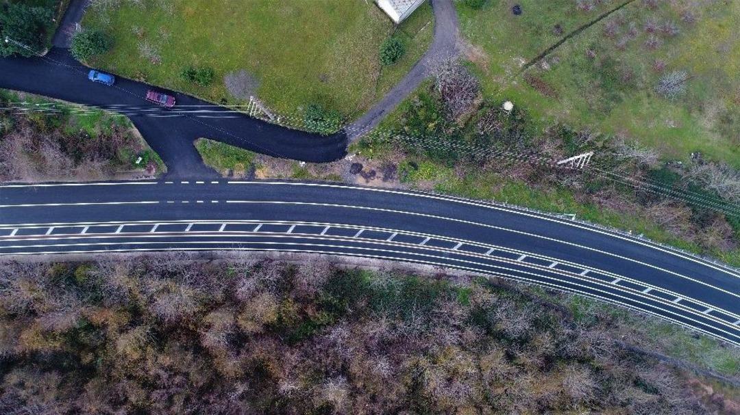 (&ouml;zel) Riva&rsquo;da Kazaların Yaşandığı Bisiklet Yolu Havadan G&ouml;r&uuml;nt&uuml;lendi