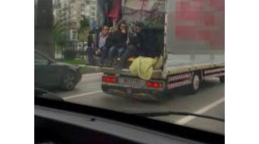 Samsun&rsquo;da Tehlikeli Yolculuk