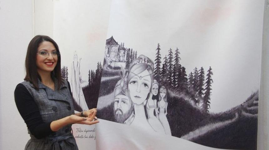 Kadın Masal Kahramanları &Ccedil;izgilerle Hayat Buldu