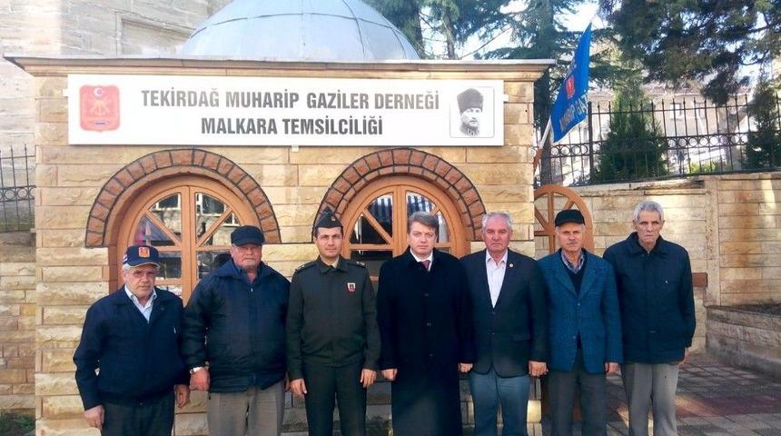 Kaymakam Karahan Ve Jandarma Komutanı Kızıltan Gazilerle Buluştu
