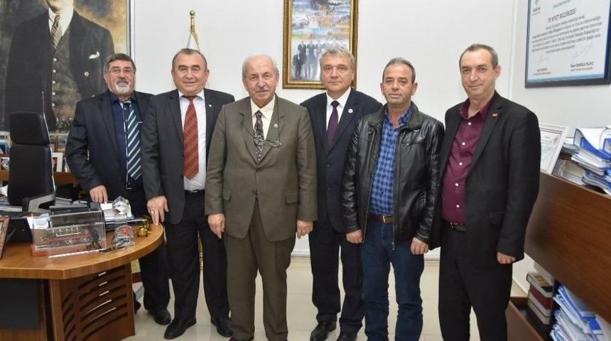 Çorlulu Muhtarlar Başkan Albayrak İle Görüştü