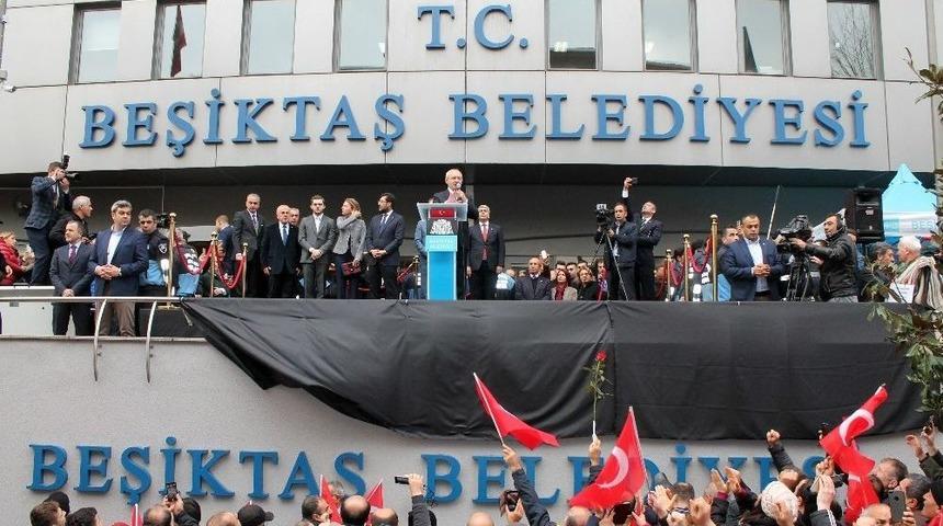 Chp Genel Başkanı Kılıçdaroğlu, Beşiktaş Belediyesini Ziyaret Etti