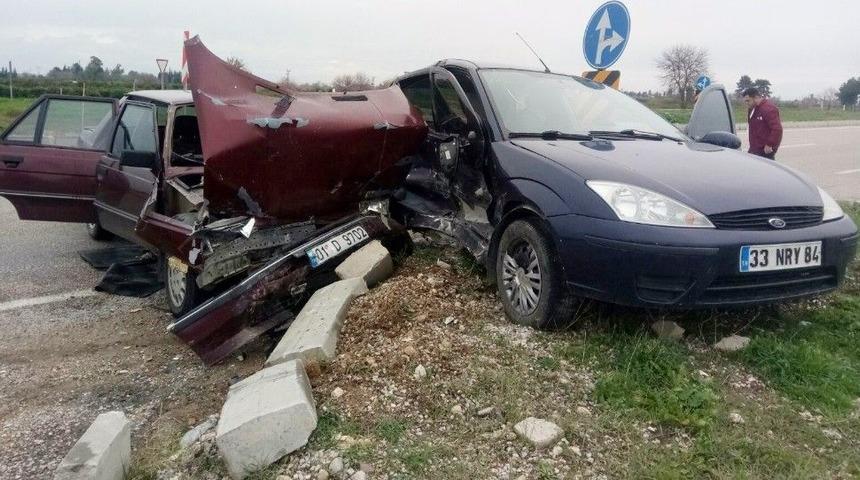 Adana&rsquo;da Trafik Kazası: 6 Yaralı