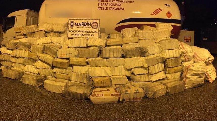 Mardin&rsquo;de 252 Bin 750 Paket Ka&ccedil;ak Sigara Ele Ge&ccedil;irildi