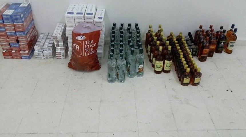 Samsun&rsquo;da Ka&ccedil;ak İ&ccedil;ki Ve Sigara Ele Ge&ccedil;ti: 2 G&ouml;zaltı