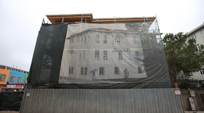 Alicanlar Konağı&rsquo;nın Dış Cephesi Kaplanıyor