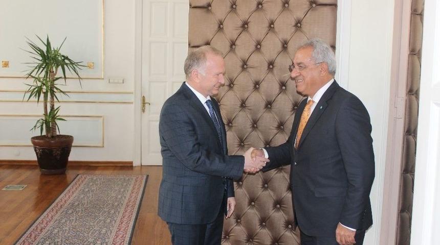 Dsp Genel Başkanı Tekirdağ Valisini Ziyaret Etti