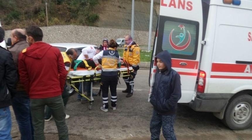 Sinop&rsquo;ta Trafik Kazası: 1 Yaralı