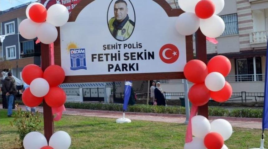 İzmir Kahramanı Şehit Fethi Sekin, Didim&rsquo;de &Ouml;l&uuml;ms&uuml;zleştirildi