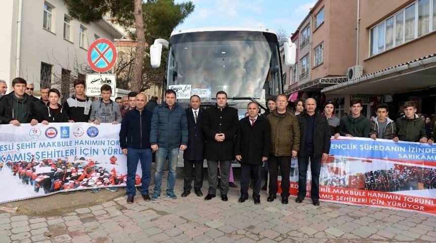 G&ouml;rdesli &Ouml;ğrenciler Dualarla Sarıkamış&rsquo;a Uğurlandı