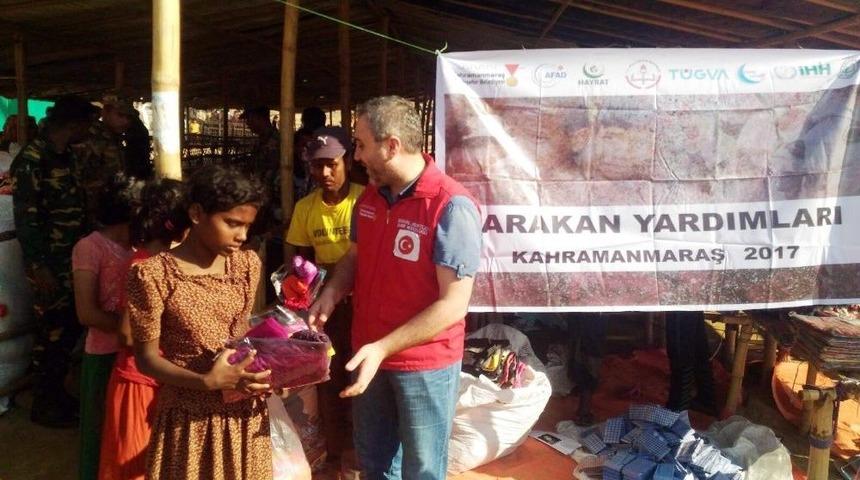 Kahramanmaraş&rsquo;ın Yardımları Arakan&rsquo;a Ulaştı