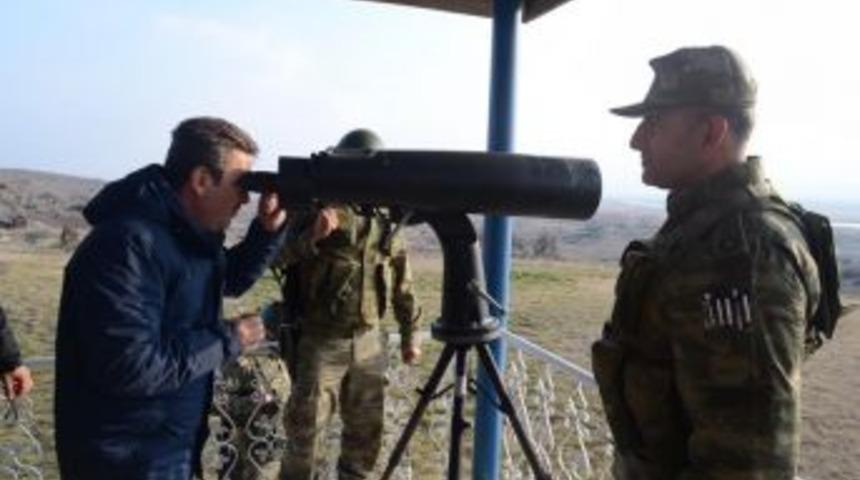 Vali &Uuml;nl&uuml;, Sınırda İncelemelerde Bulundu