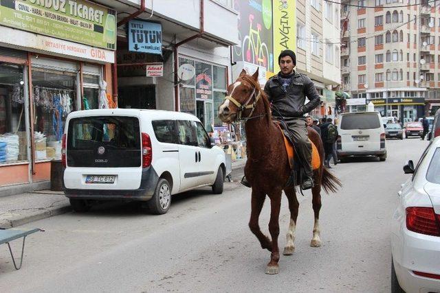 Trafik Çilesine Atlı Çözüm