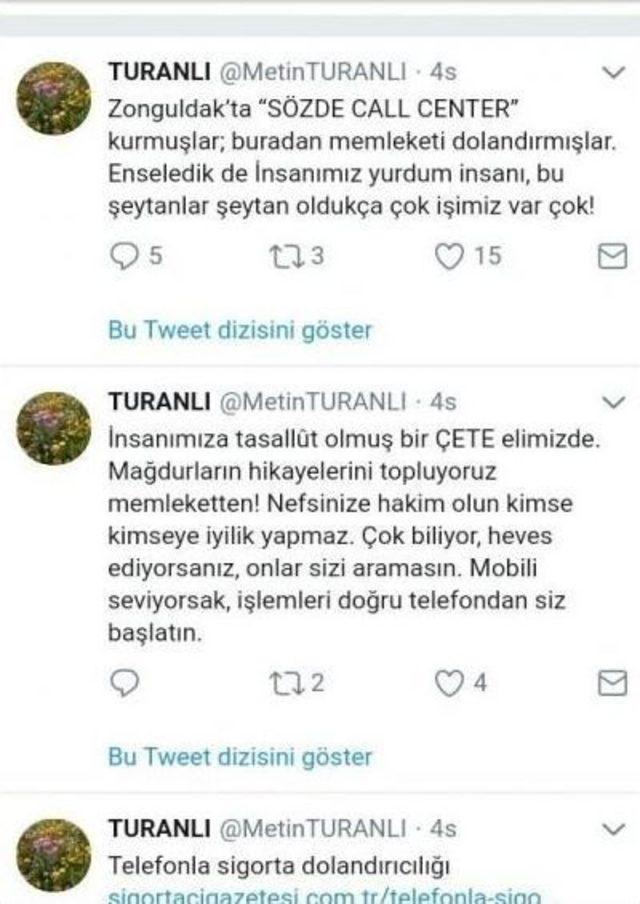 Emniyet Müdürü Operasyonu Twitter’dan Duyurdu