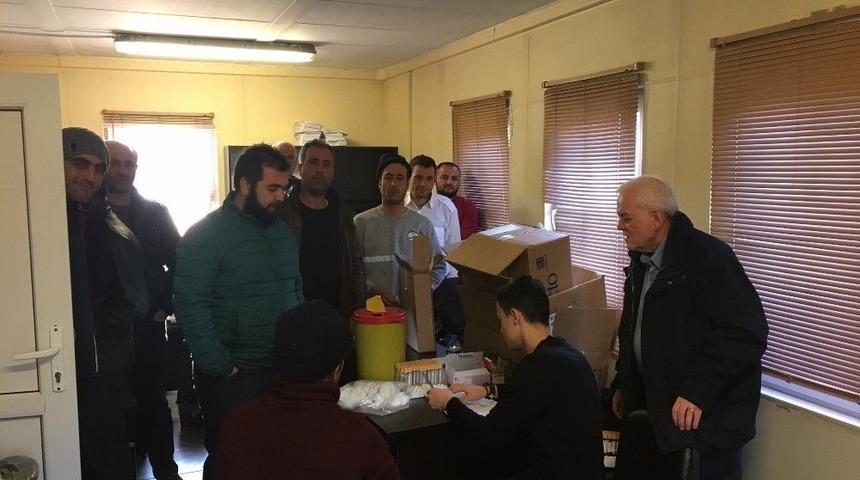 S&ouml;ke Belediye Personeli Sağlık Taramasından Ge&ccedil;irildi