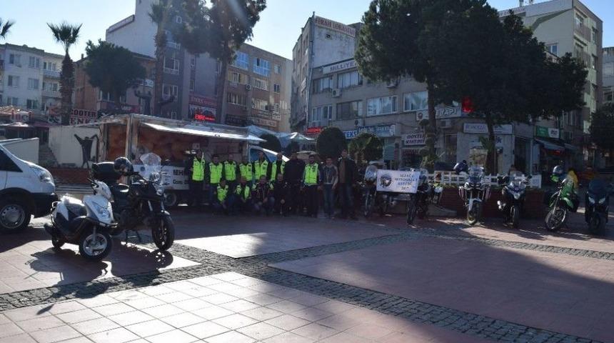 Aliağa&rsquo;da Motorcular Şehit Fethi Seki İ&ccedil;in Lokma D&ouml;kt&uuml;rd&uuml;