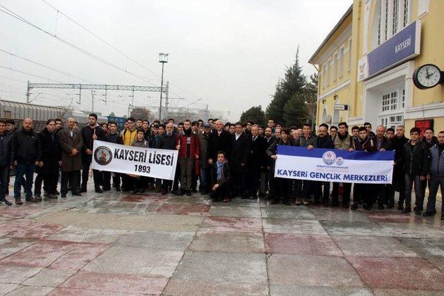 Sarıkamış Treni Kayseri’den Yola Çıktı