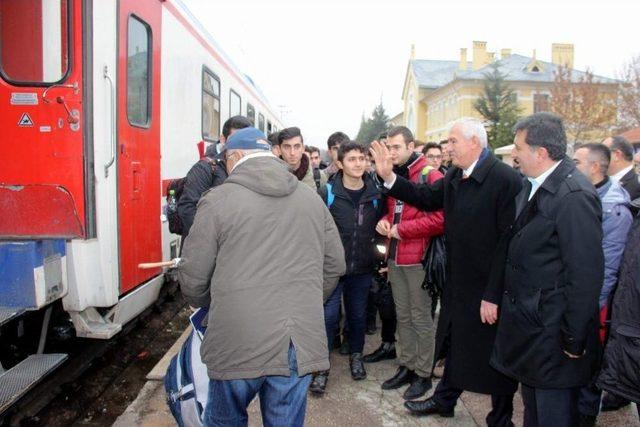 Sarıkamış Treni Kayseri’den Yola Çıktı