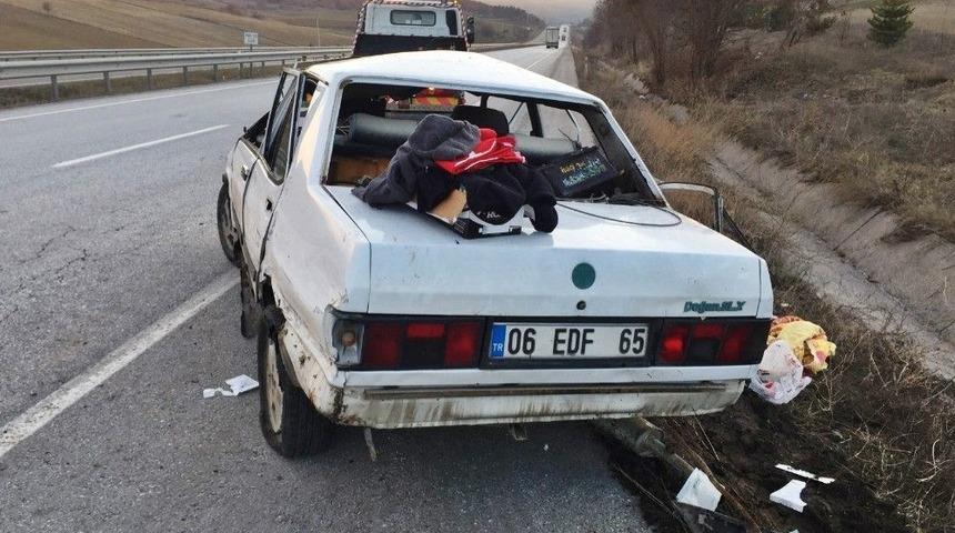 Otomobil Takla Attı: 5 Yaralı