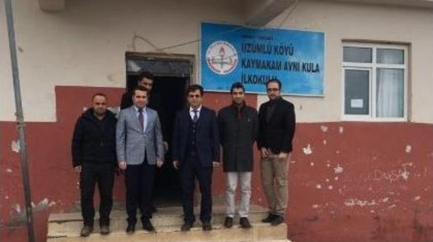 M&uuml;d&uuml;r Durgun, Sınırdaki Okulları Ziyaret Etti