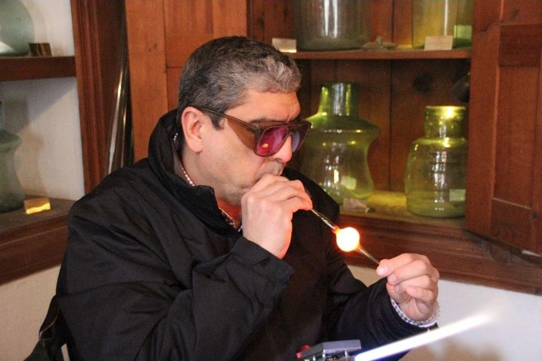 Tarihi Evde Cam &Uuml;fleme Sanatını Yaşatıyor