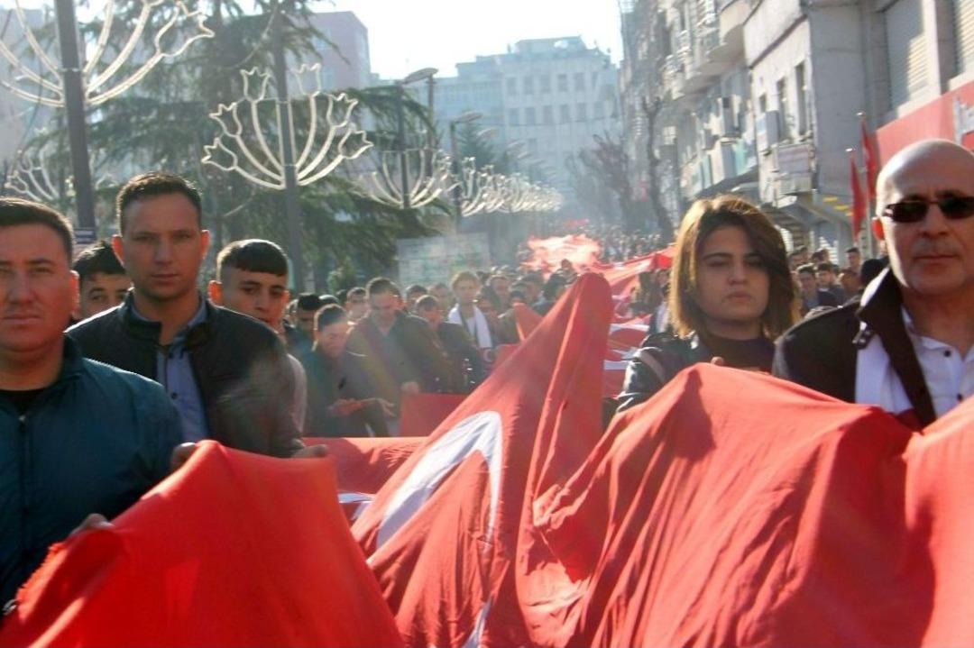 Siirt&rsquo;te Sarıkamış Şehitleri İ&ccedil;in Y&uuml;r&uuml;y&uuml;ş