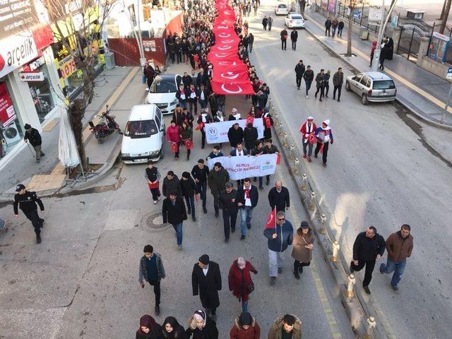 Tokat’ta Sarıkamış Şehitleri Düzenlenen Yürüyüşle Anıldı