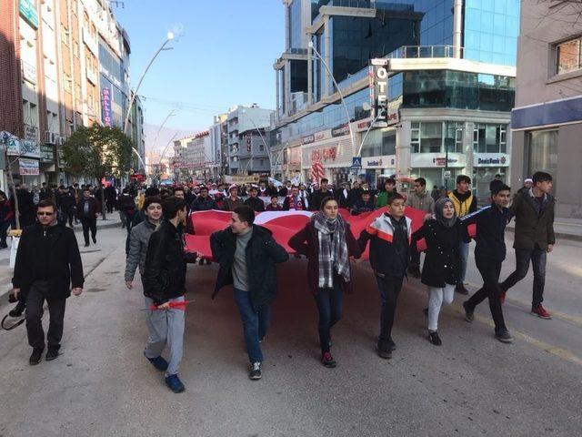 Tokat’ta Sarıkamış Şehitleri Düzenlenen Yürüyüşle Anıldı