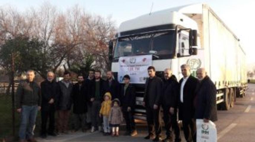İzmit&rsquo;ten Suriye&rsquo;ye Yardım Tırı