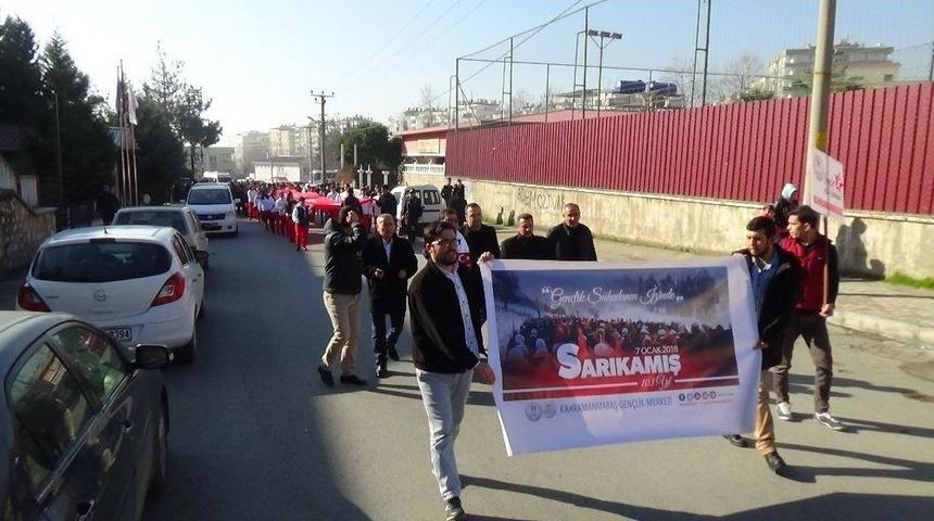 Kahramanmaraş Sarıkamış Şehitleri İçin Yürüdü