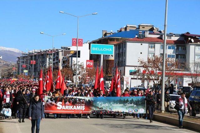 Tunceli’de Sarıkamış Şehitlerini Binler Andı