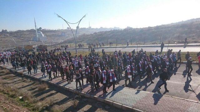 Uşak’ta Sarıkamış Şehitlerini Anma Yürüyüşü Yapıldı