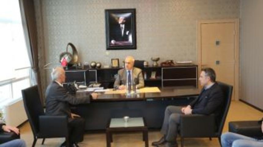 Başkan K&ouml;semusul, Samikop Y&ouml;netim Kurulu Başkanını Ağırladı