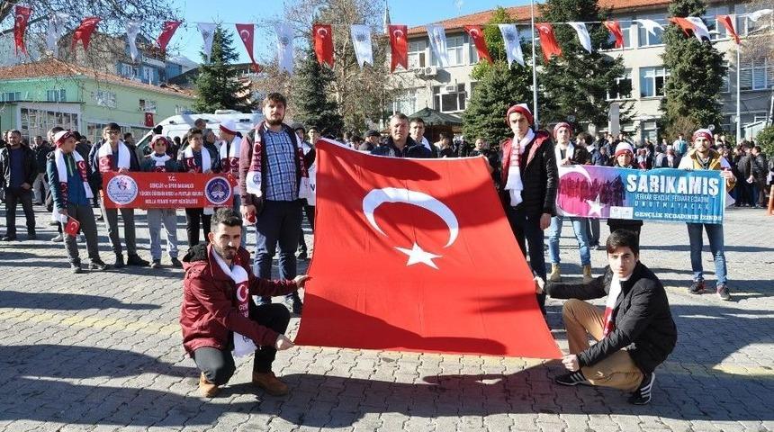 Simavlı Gen&ccedil;ler Sarıkamış Şehitlerini Unutmadı