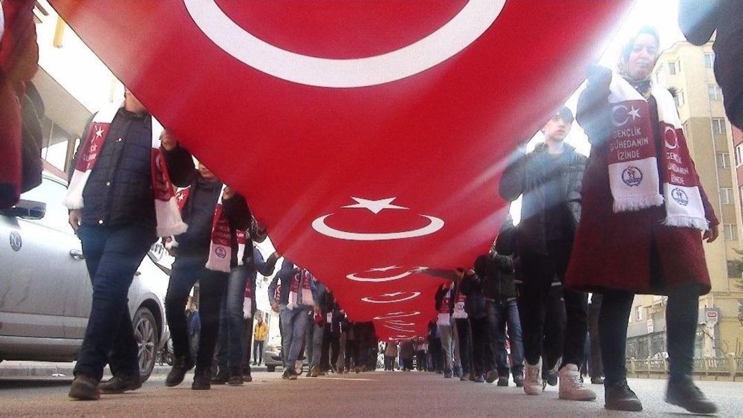 K&uuml;tahyalılar Sarıkamış Şehitleri İ&ccedil;in Y&uuml;r&uuml;d&uuml;