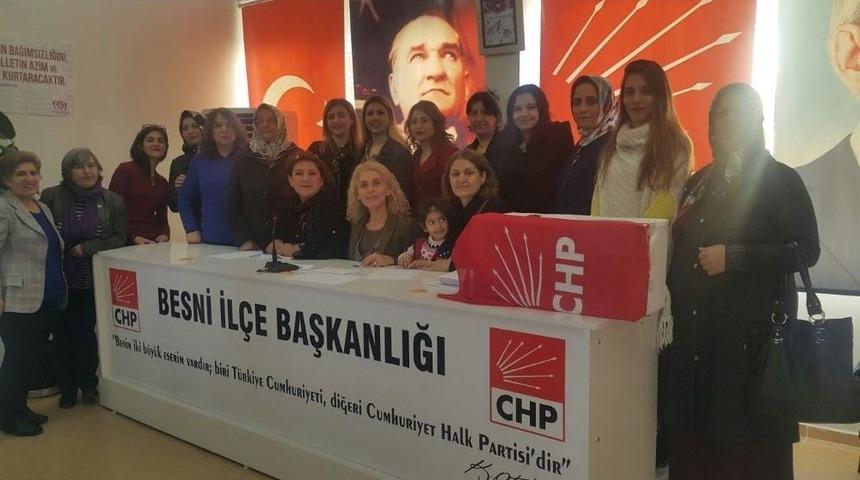 Chp Besni Kadın Kolları Başkanı Peyker Oldu