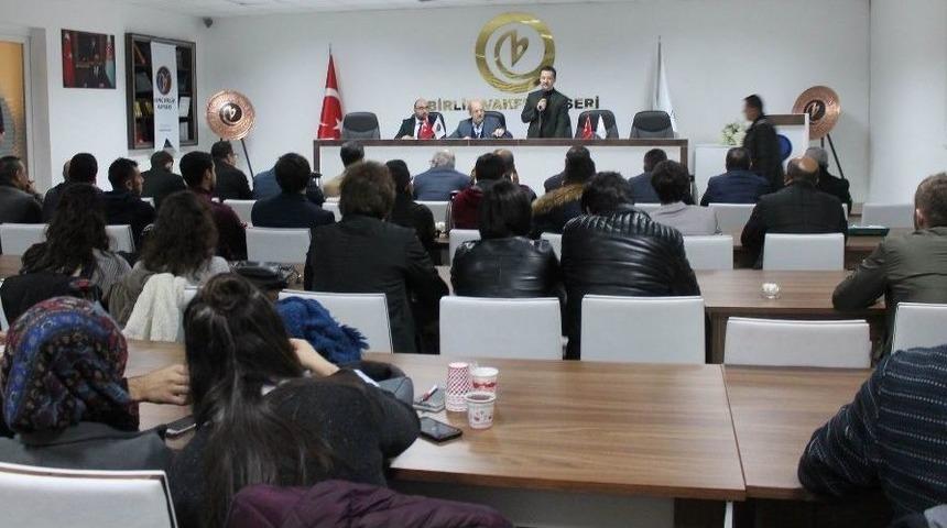 Kemal Tekden’den Birlik Vakfına Ziyaret