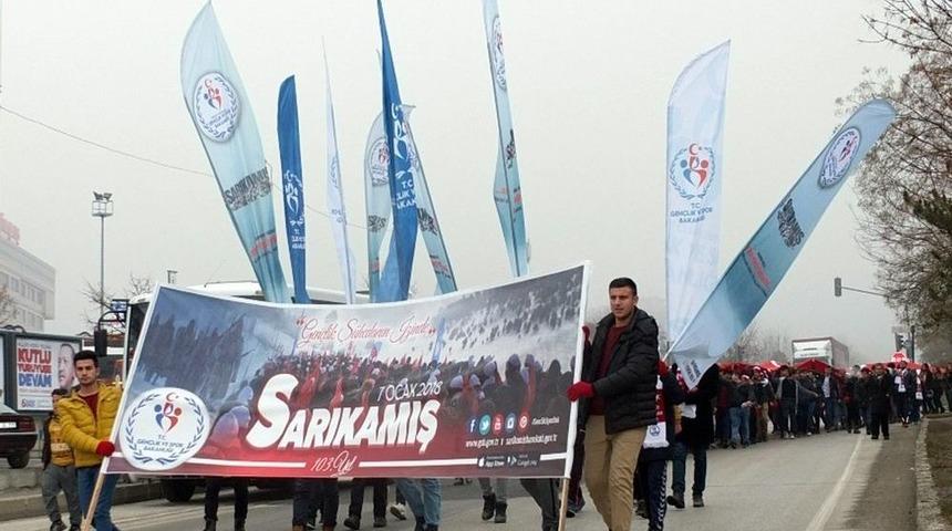 Yozgat Sarıkamış Şehitleri İ&ccedil;in Y&uuml;r&uuml;d&uuml;