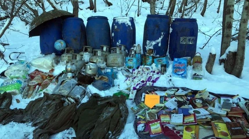 Bing&ouml;l&rsquo;de "do&ccedil;ka" Ve &Ccedil;ok Sayıda Patlayıcı Ele Ge&ccedil;irildi