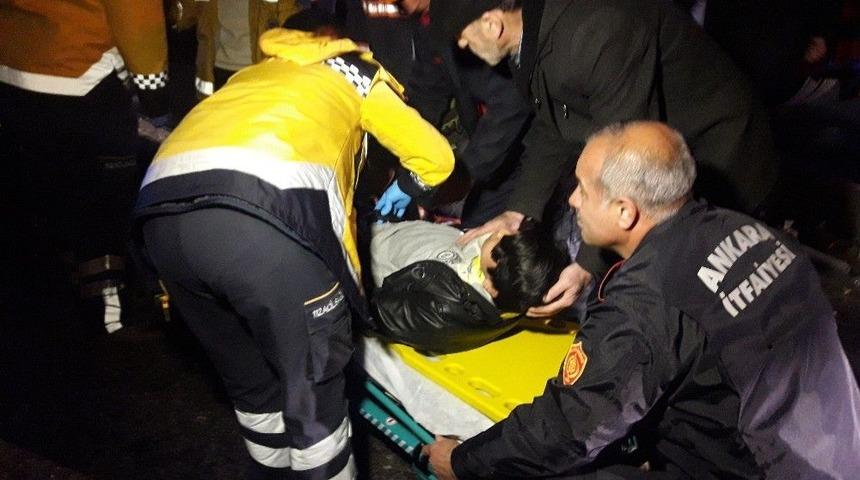 Başkent&rsquo;te Trafik Kazası: 6 Yaralı